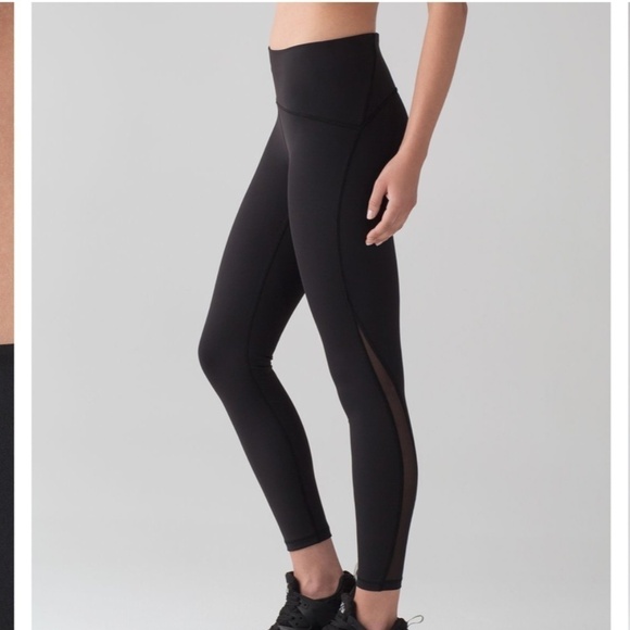 LULULEMON train times pant sz 4 Black , flaw* - Picture 3 of 11